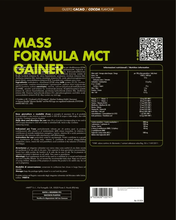MASS FORMULA MCT Gainer - Image 7